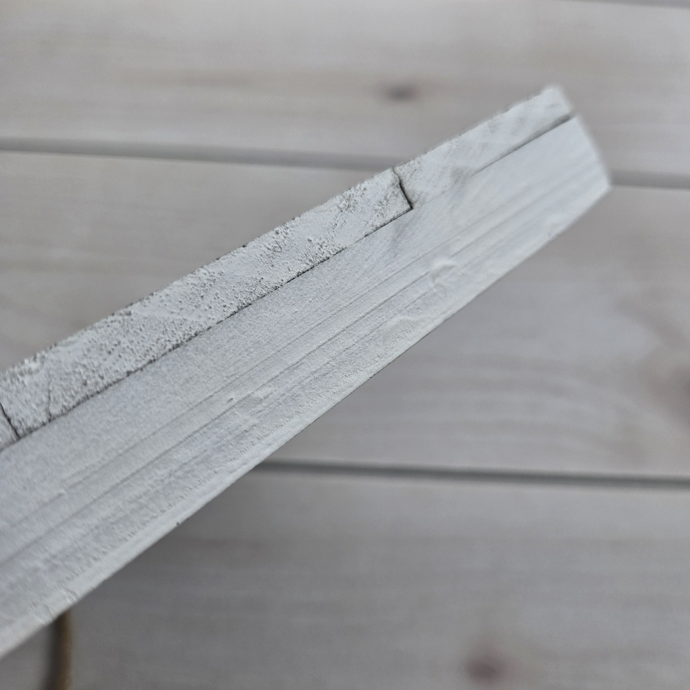 White Wooden Hanging Sign, Wall Decor, Vintage Farmhouse Chic - Picture 4 of 6